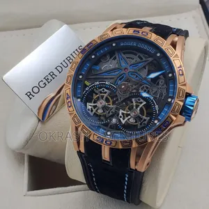 Roger Dubuis Automatic Rubber Strap Watch