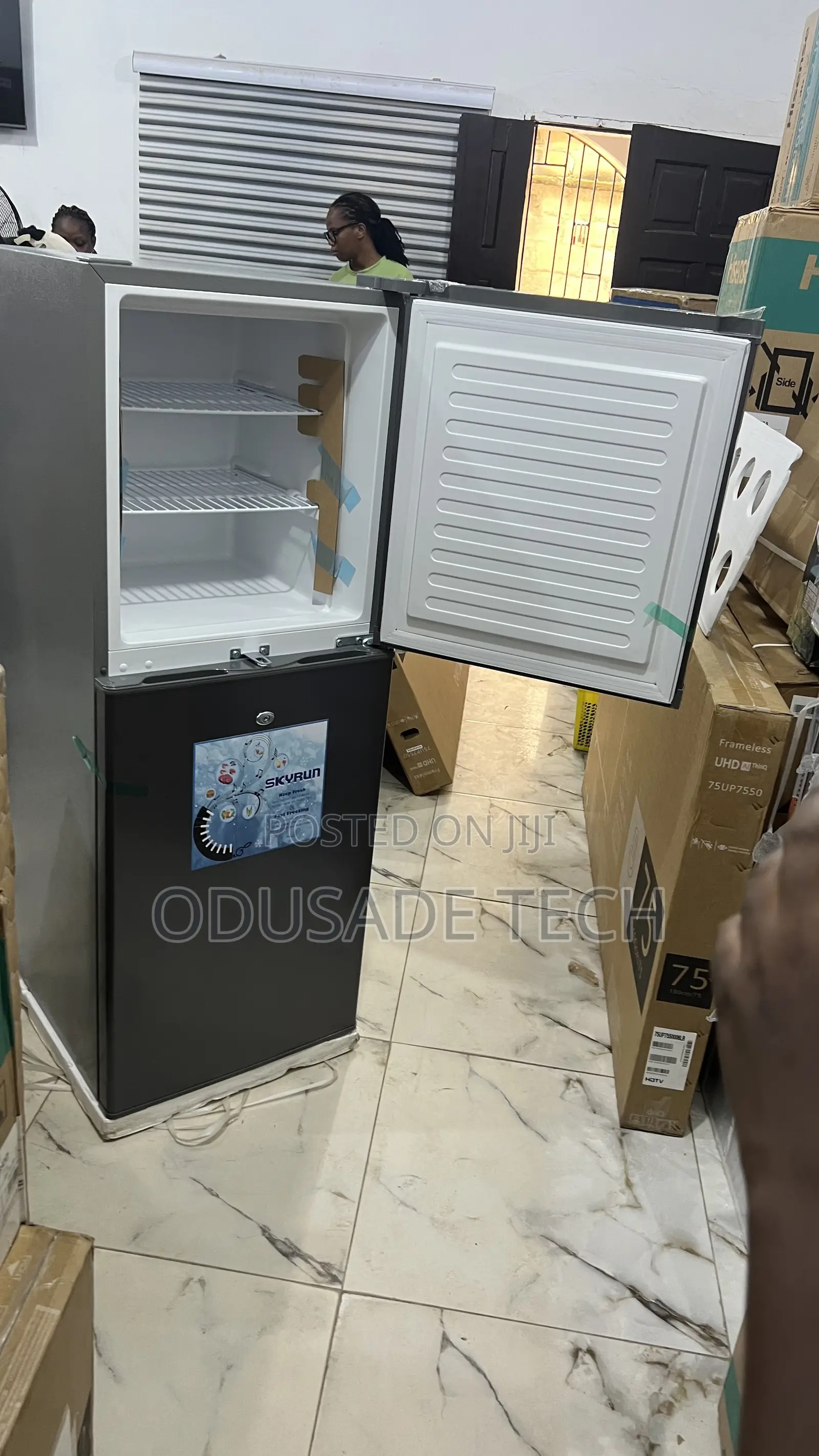 Skyrun Double Door Fridge 195l – Model BCD-195hs
