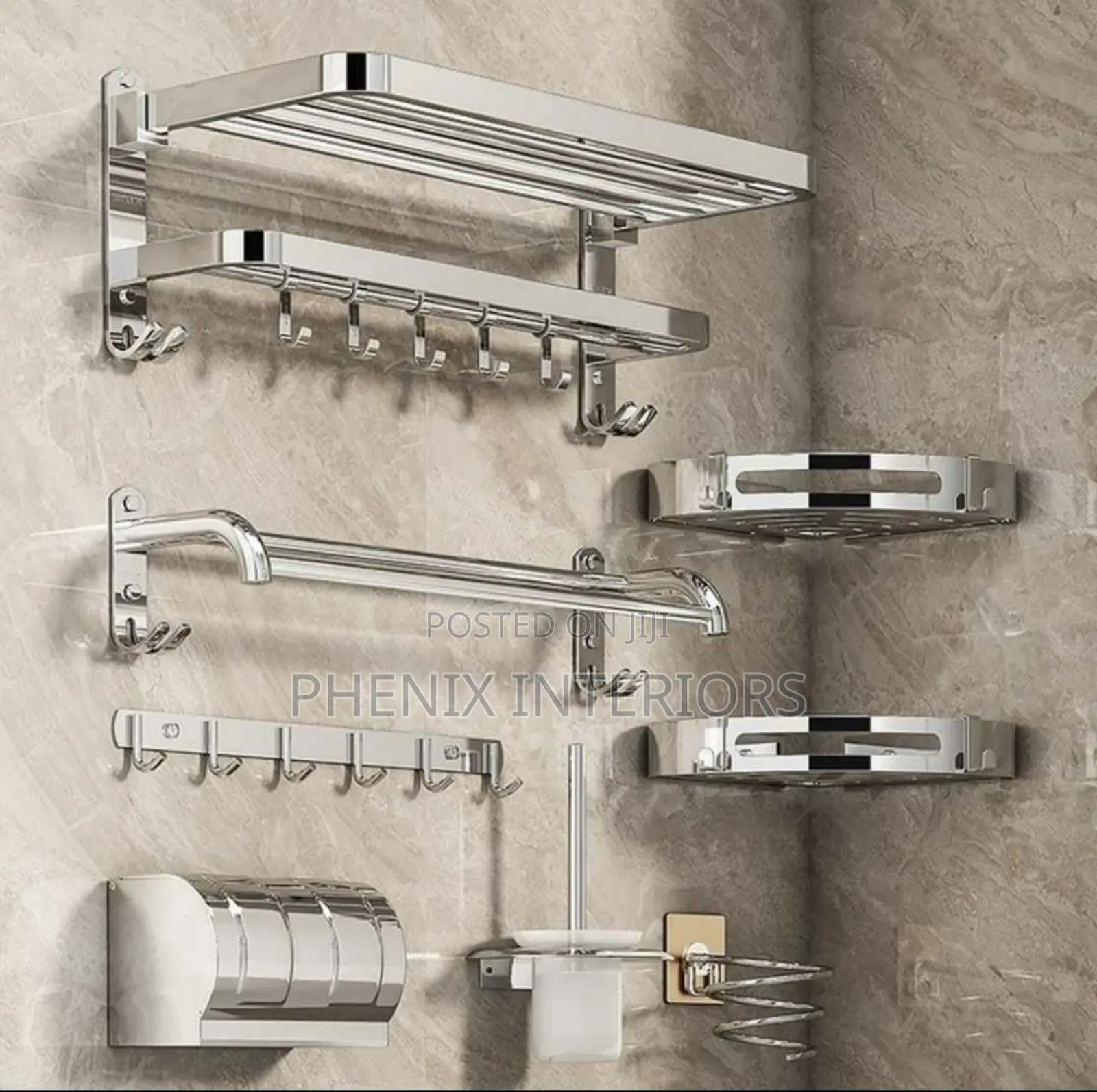 6 In 1 Bathroom Accessories