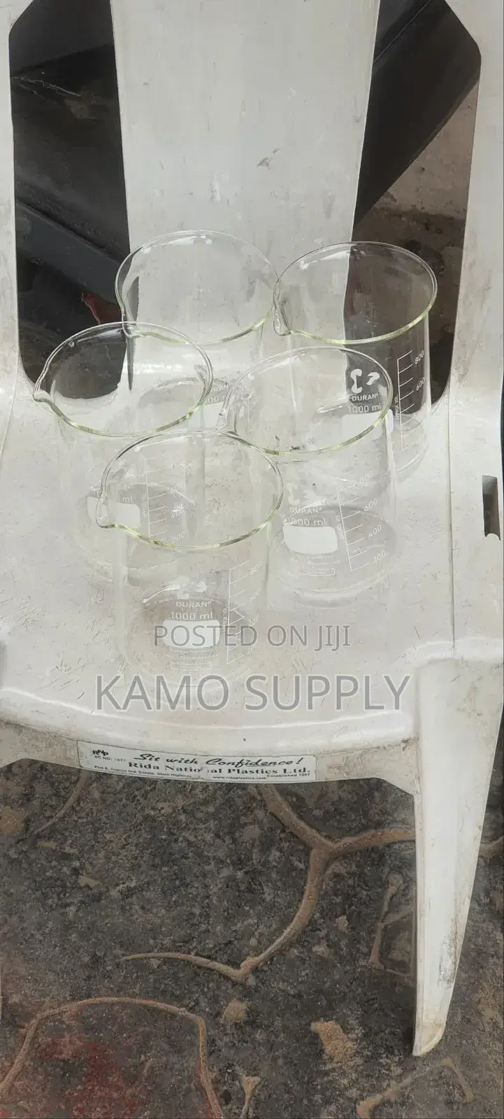 Borosilicate Beaker, Class A. Different Sizes 5l to 5ml