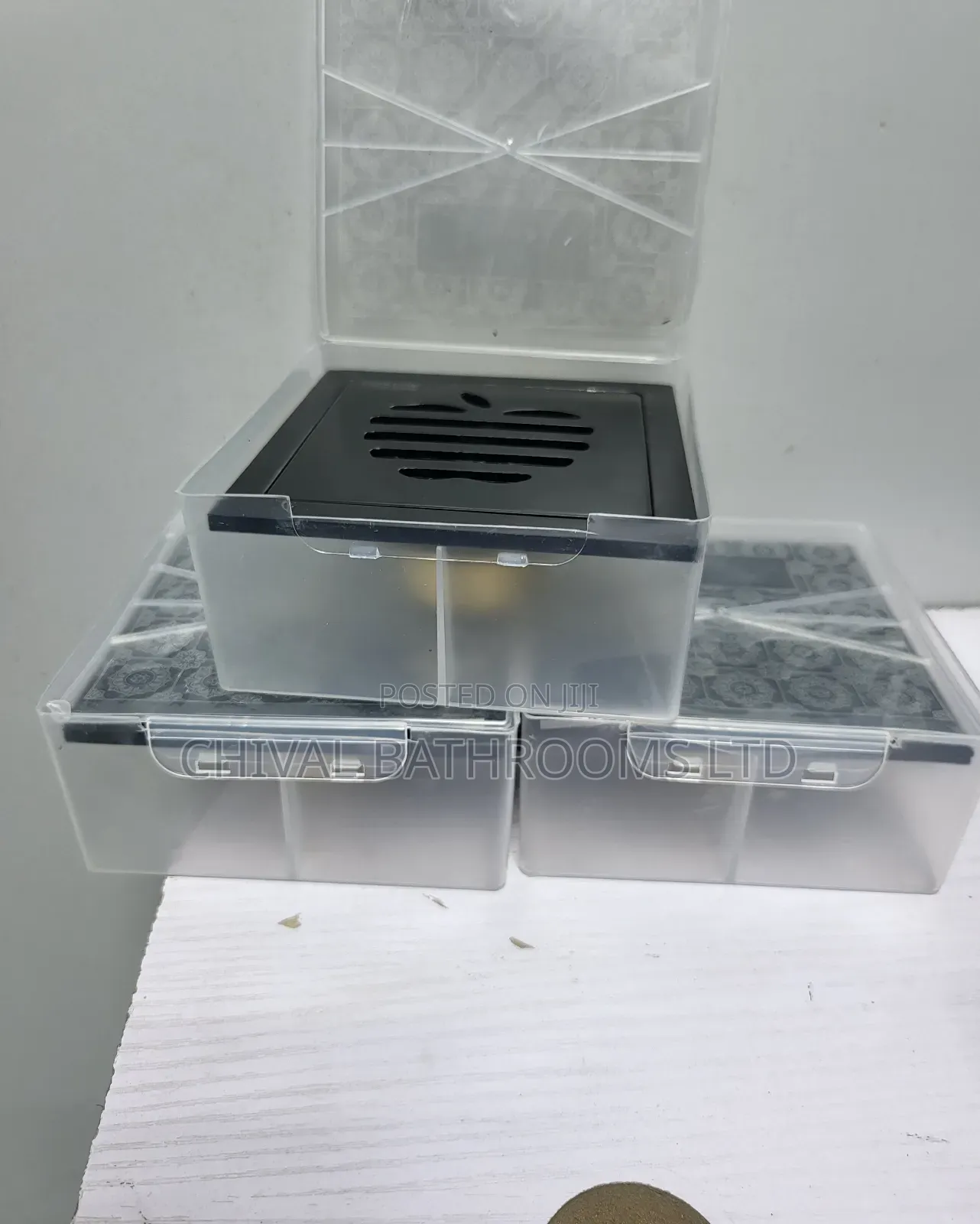 Black 10cm Floor Drainage