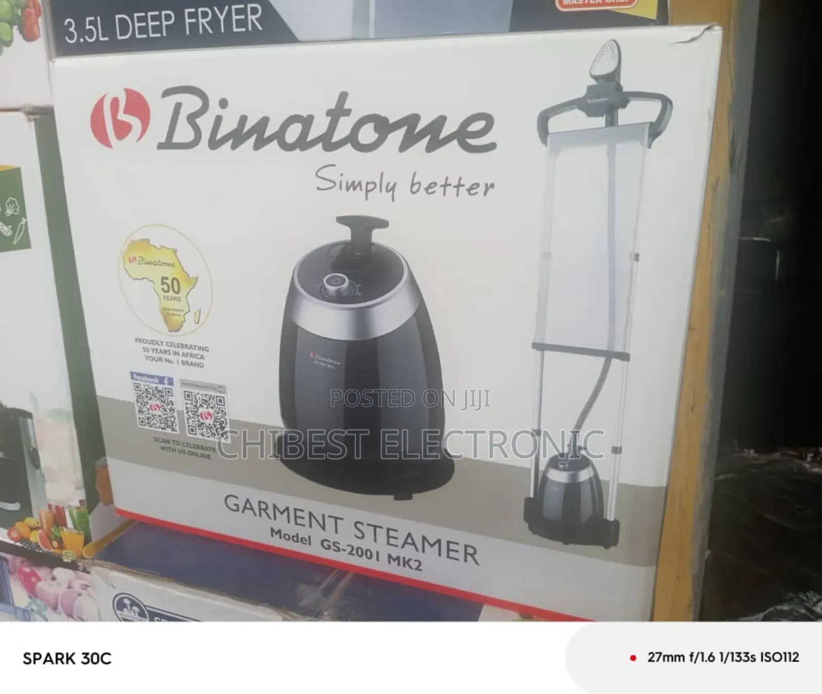 Binatone Garment Steamer Iron