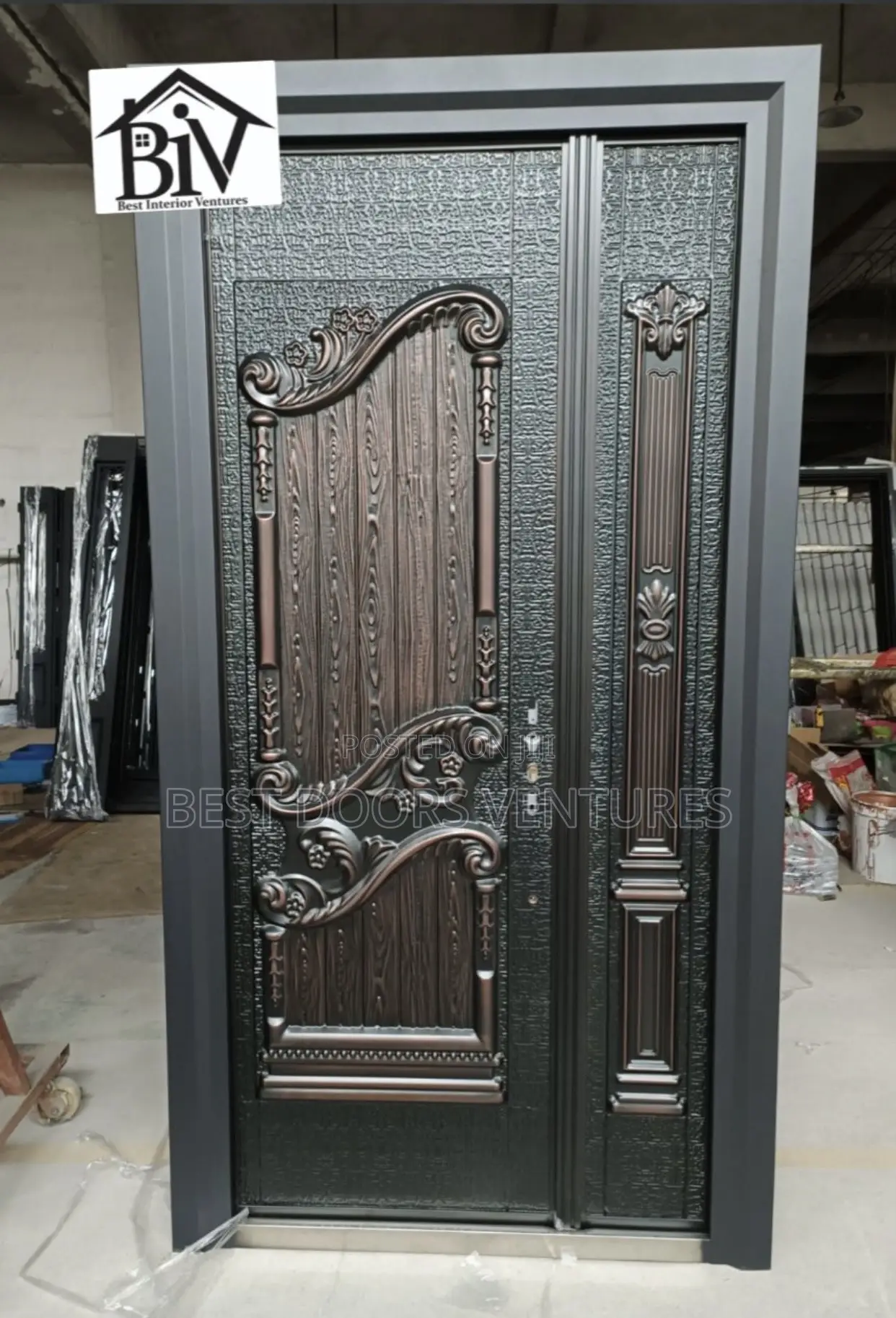 4ft by 7ft Copper Security Door