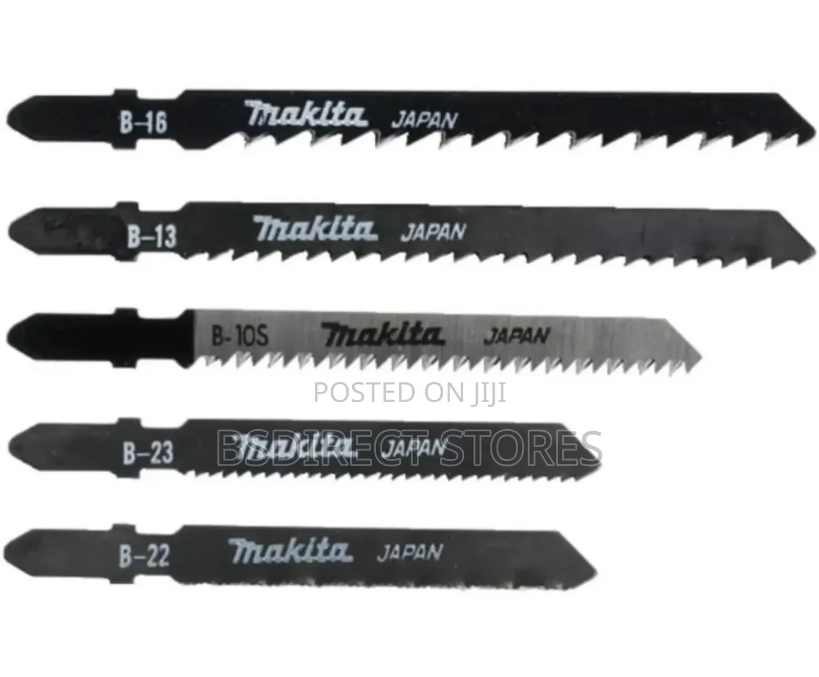 Makita Universal Fitting Jigsaw Blades - 5 Selection Pack