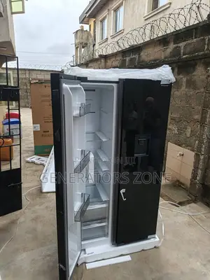 Hisense Rs558nmsg Side-Byside Fridge 529l,Front Glass Design