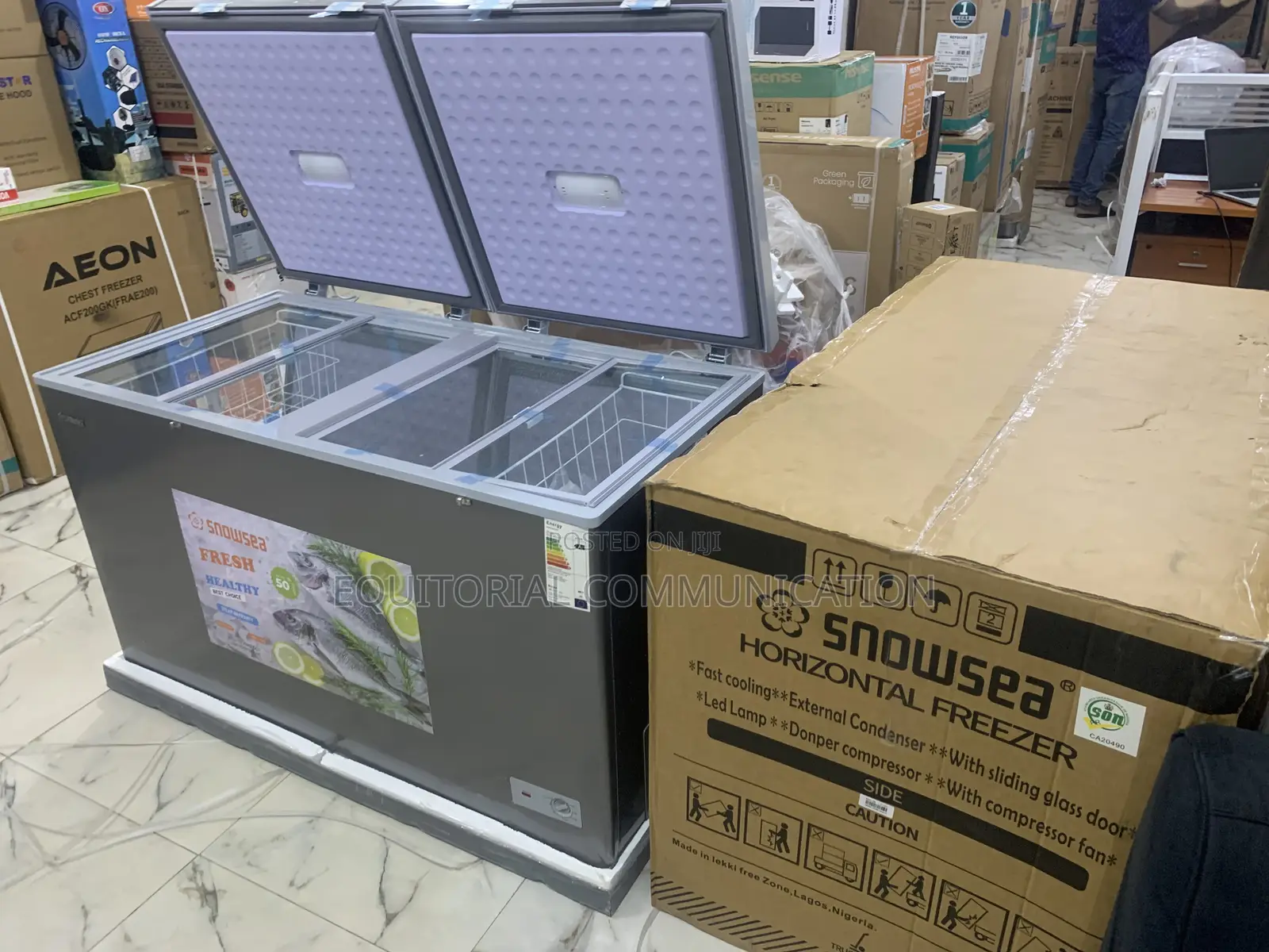 Snowsea 420l Chest Freezer – Compressor Cooling