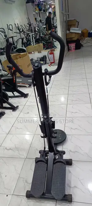 Standing Stepper With Resistance Bands