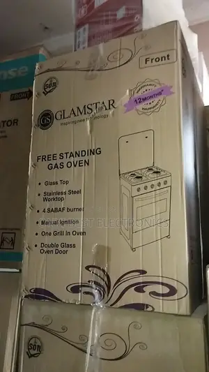 Glamstar 4 Gas Burners Standing Cooker With Inbuilt Oven