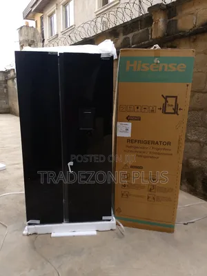 Hisense Side by Side Refrigerator With Soft Led Light