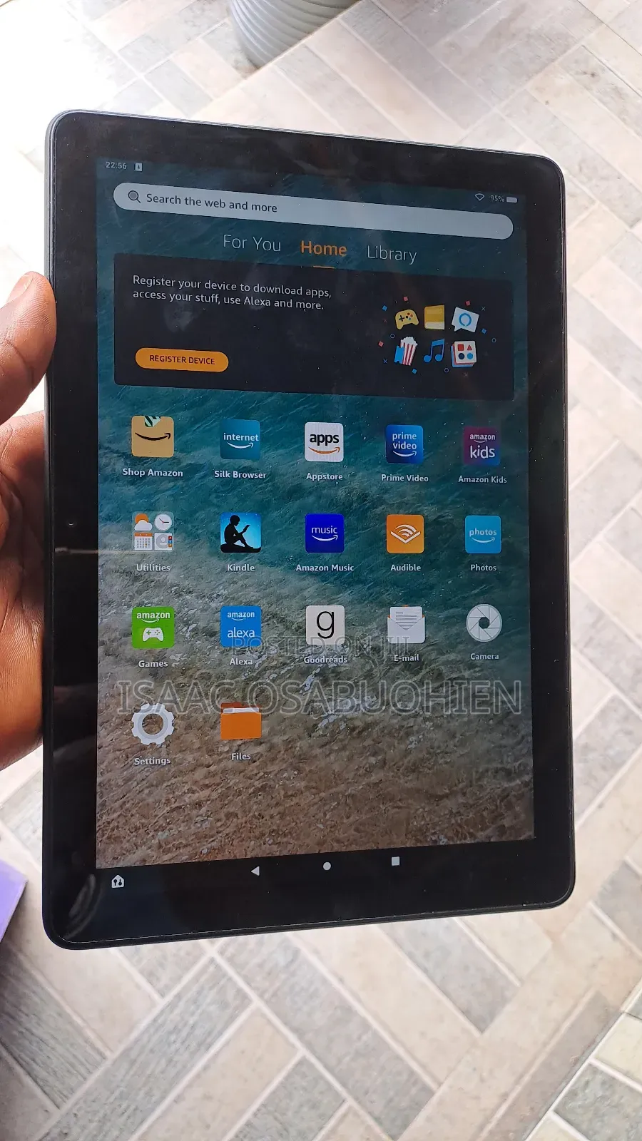 Amazon Fire HD 10 (2021) 32 GB Black