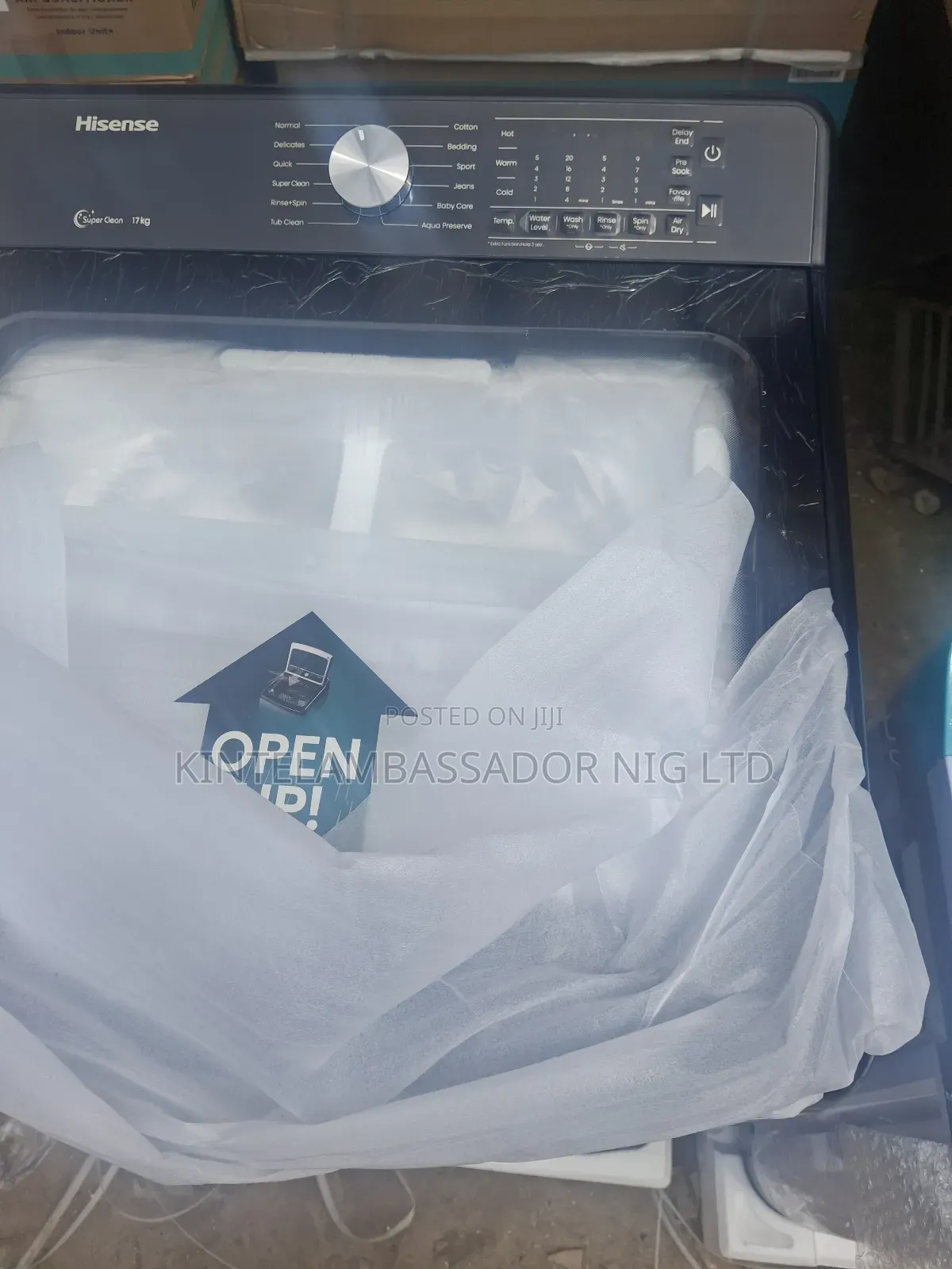 Hisense 17kg Washing Machine Top Loader- Wt3t1723ub
