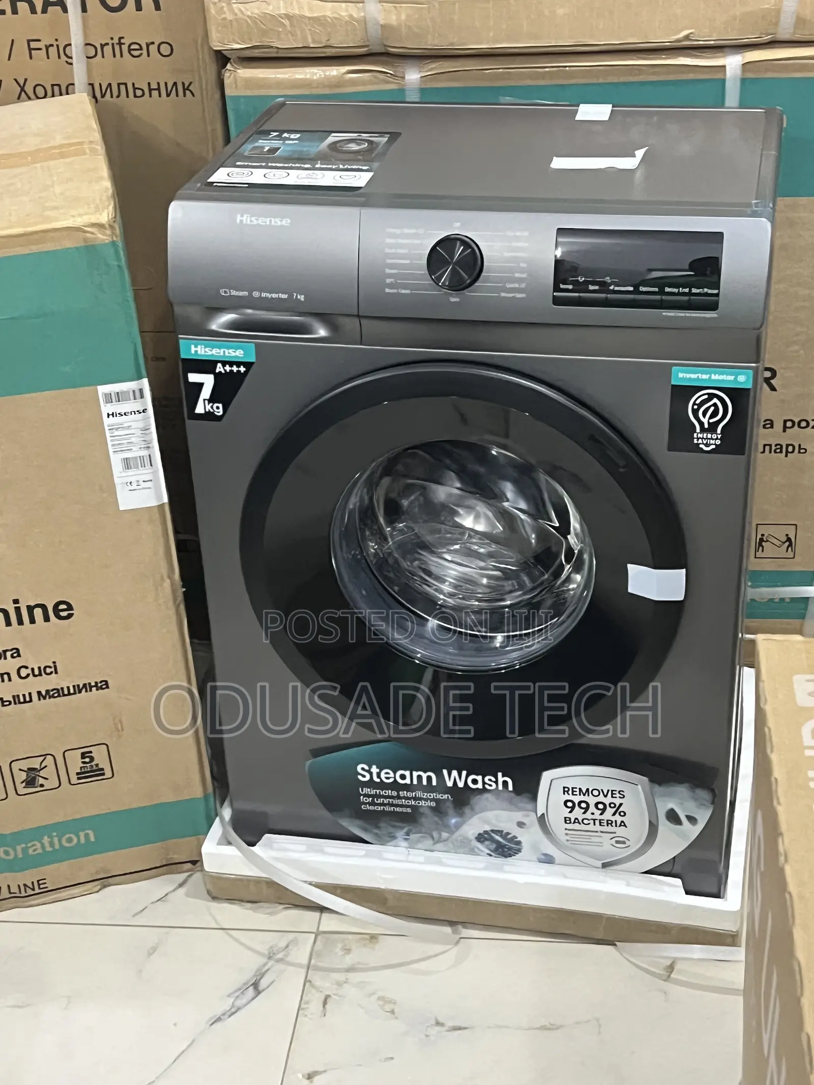 Hisense 7kg Washing Machine – Front Loader, Energy Efficient