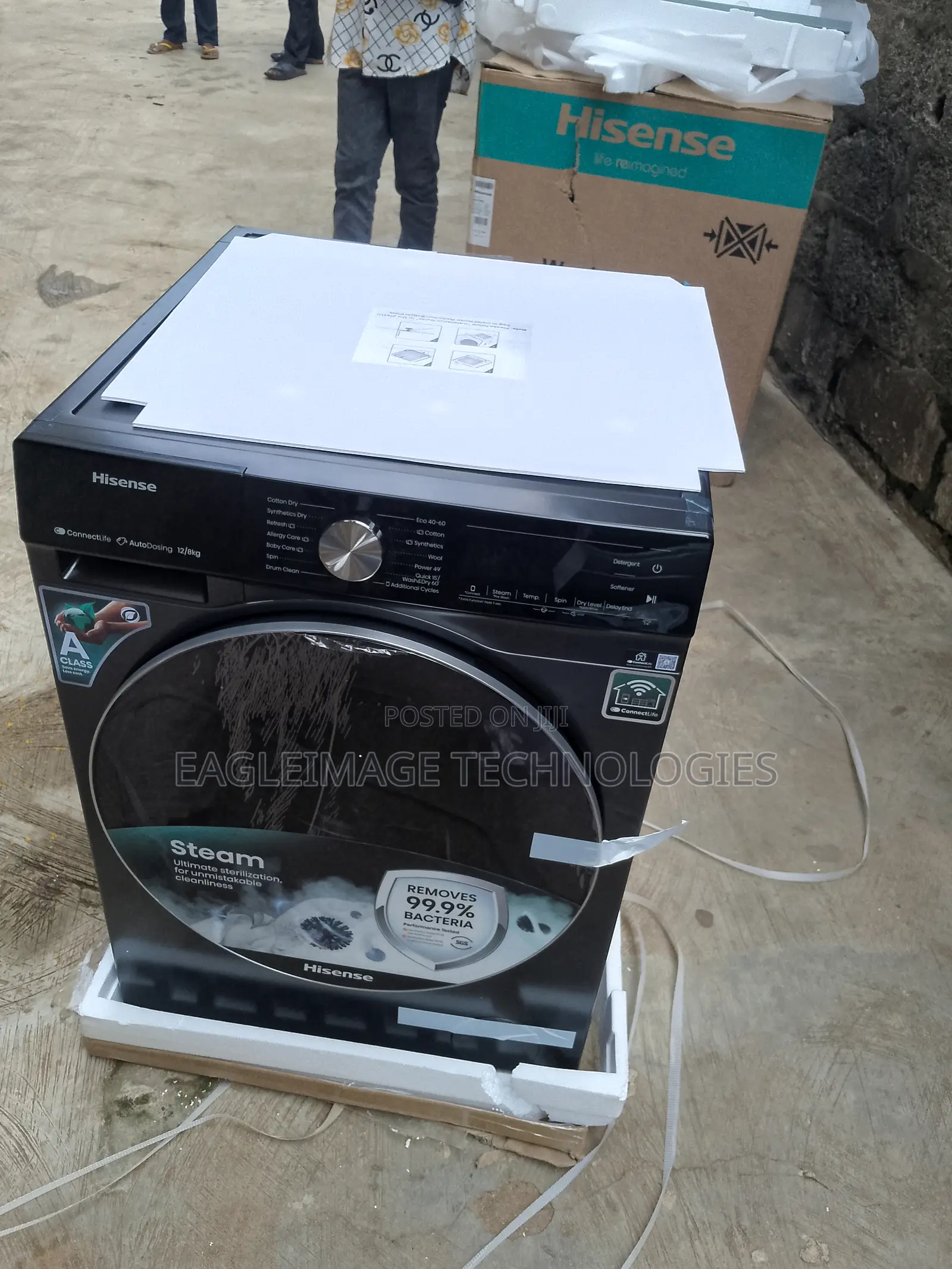 Electric Hisense Wm 5s1245bb-Wd Laundry Solution