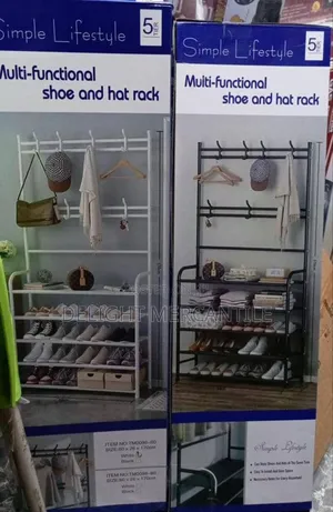 Multipurpose Shoe Hat and Bag Rack