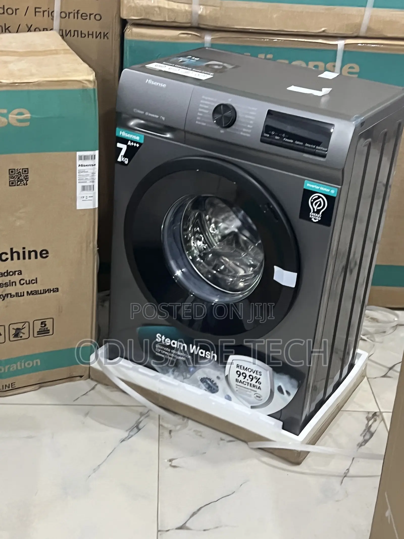 Hisense Smart Energy-Efficient Washer – 7kg Front Loader
