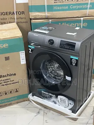 Hisense – 7kg Inverter Washing Machine, Silver