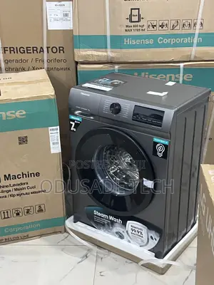 Hisense7kg Ultraquiet Front Load–Inverter for Peaceful Homes