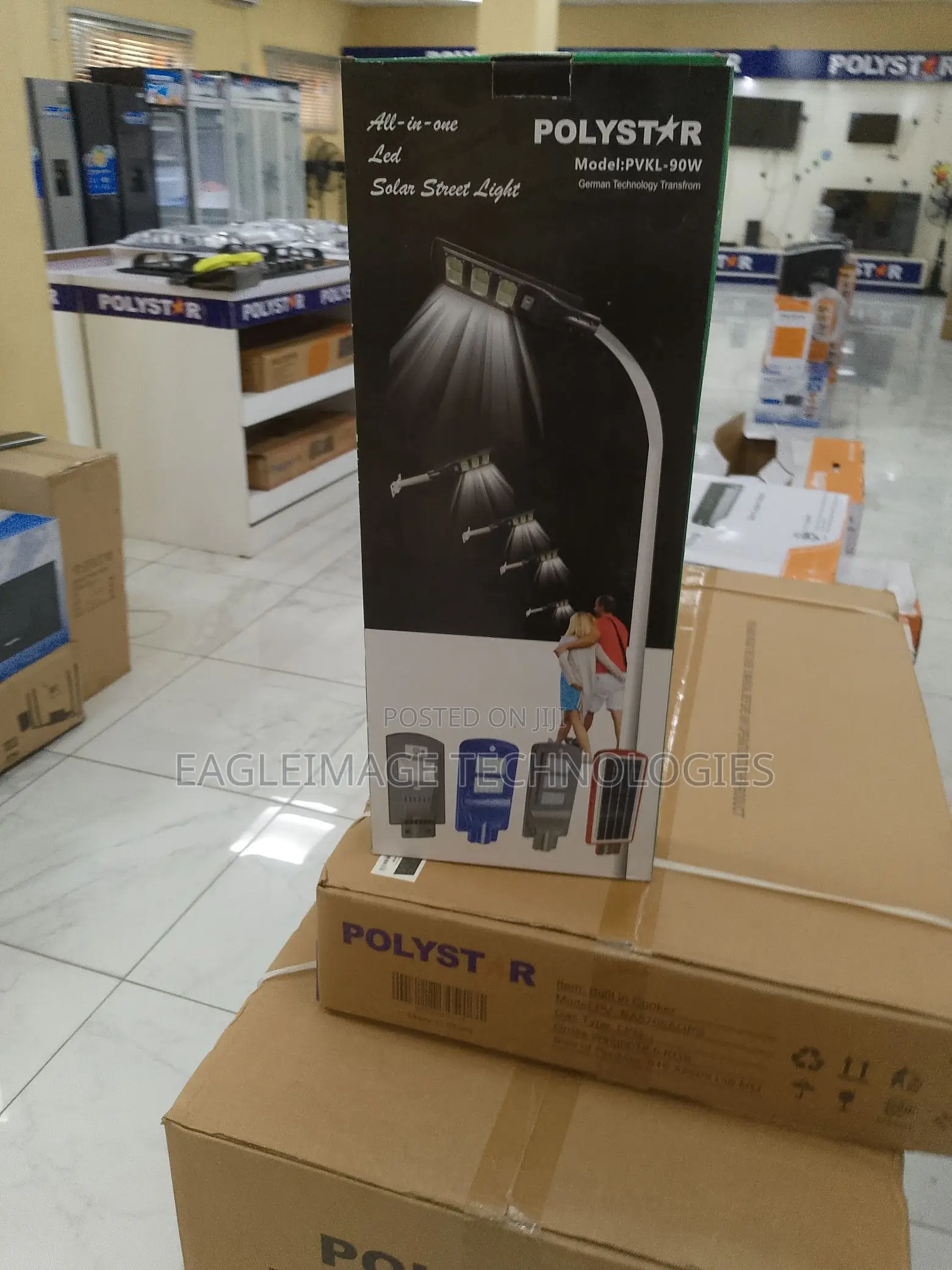 Durable Polystar PVKL-90w Solar-Powered Light