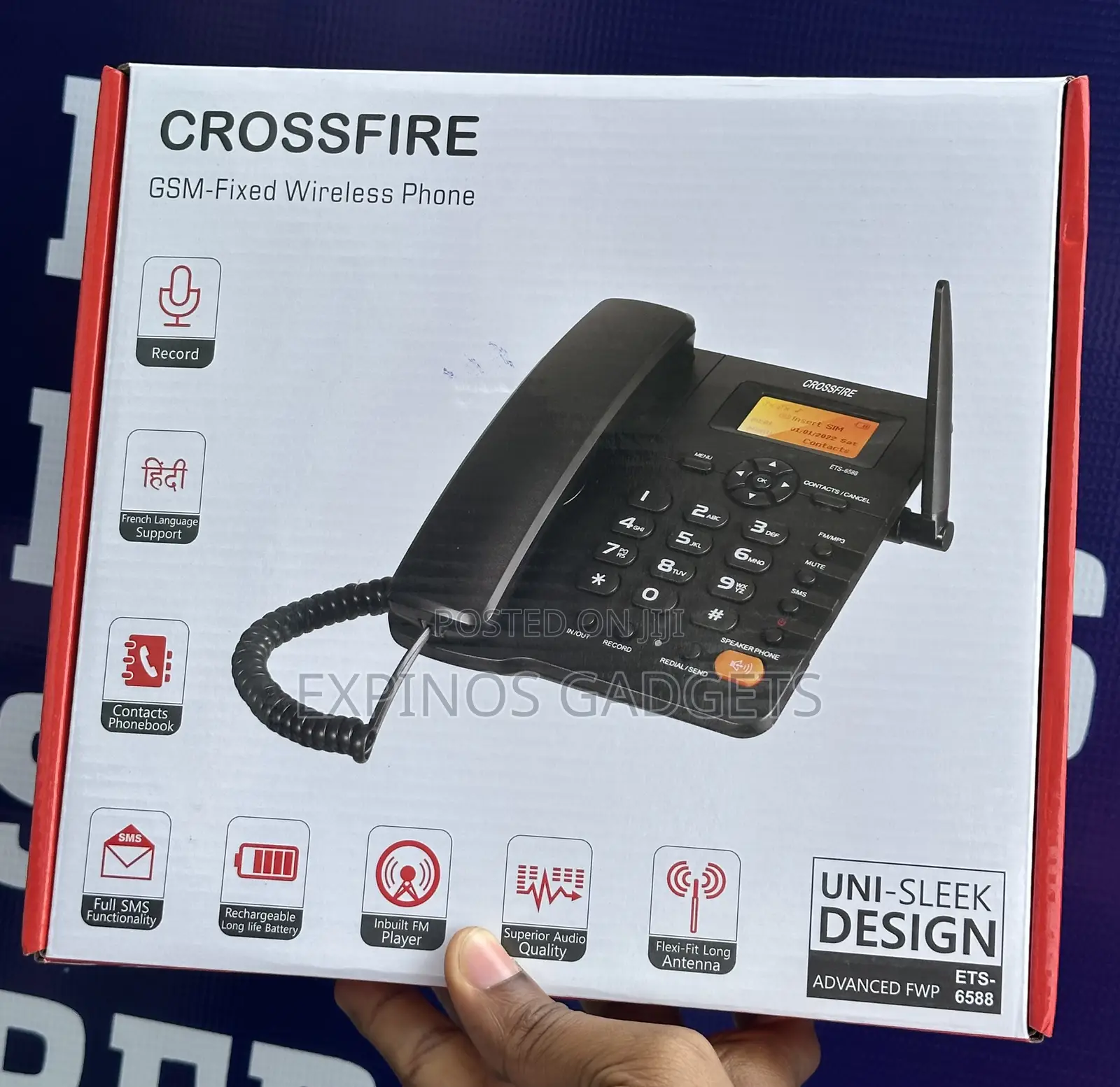 Cross Fire GSM Fixed Wireless Phone.