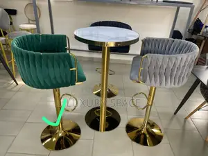 Luxury High Bar Stools and Table Set