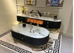 Luxurious Tv Console and Centre Table