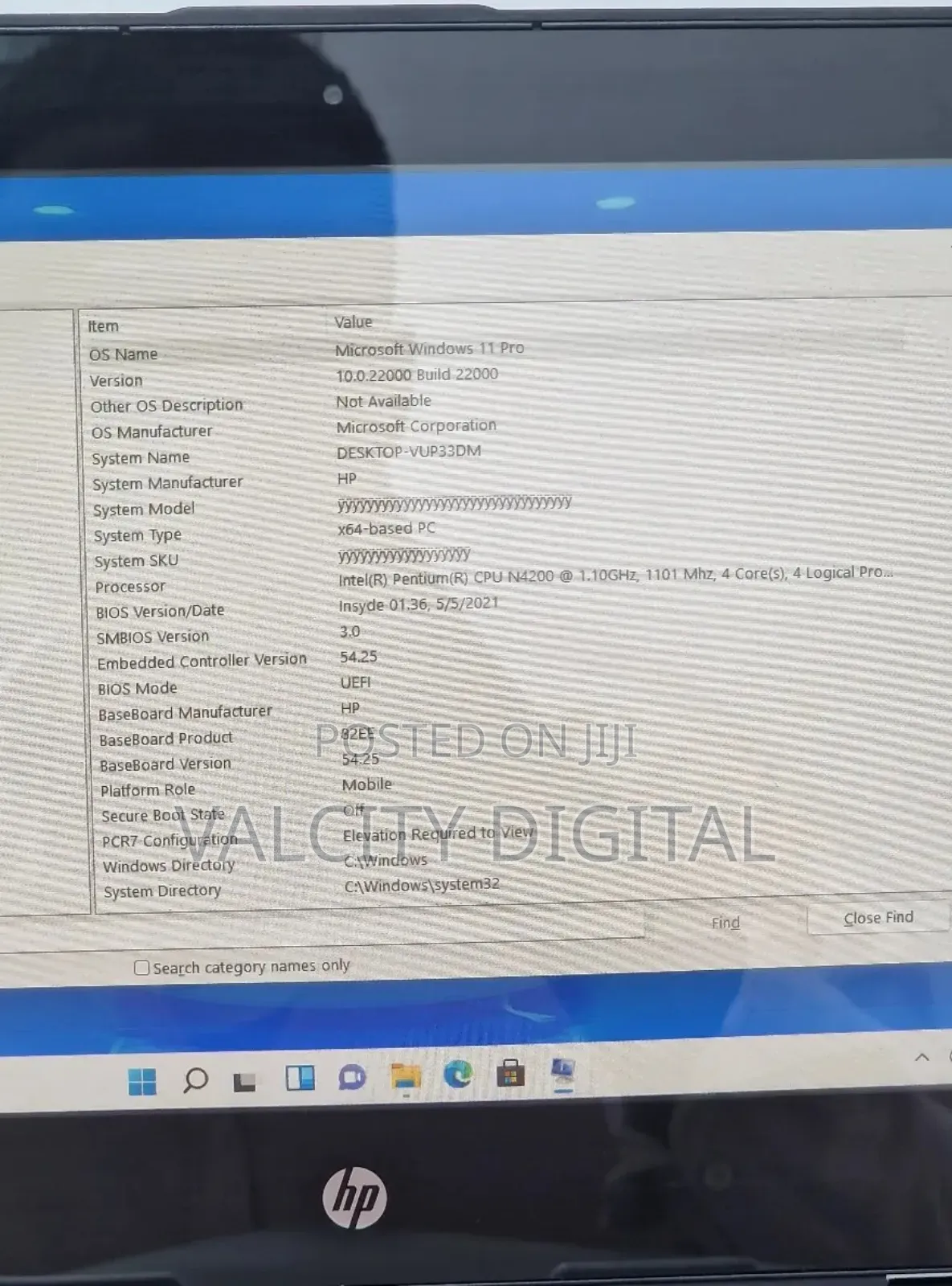 Laptop HP Probook 11 EE G1 4GB Intel Pentium SSD 128GB
