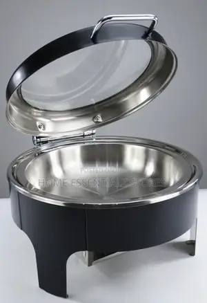 Black Quality Stainless Steel Round Chaffing Dish