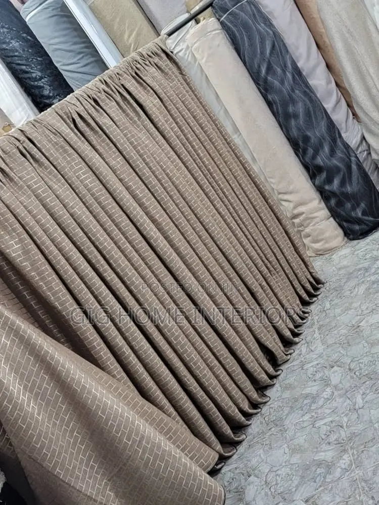 Premium Luxury Curtains Gold