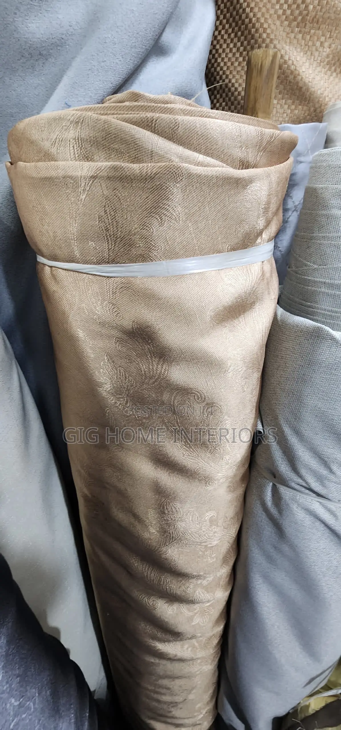 Premium Luxury Curtains Gold