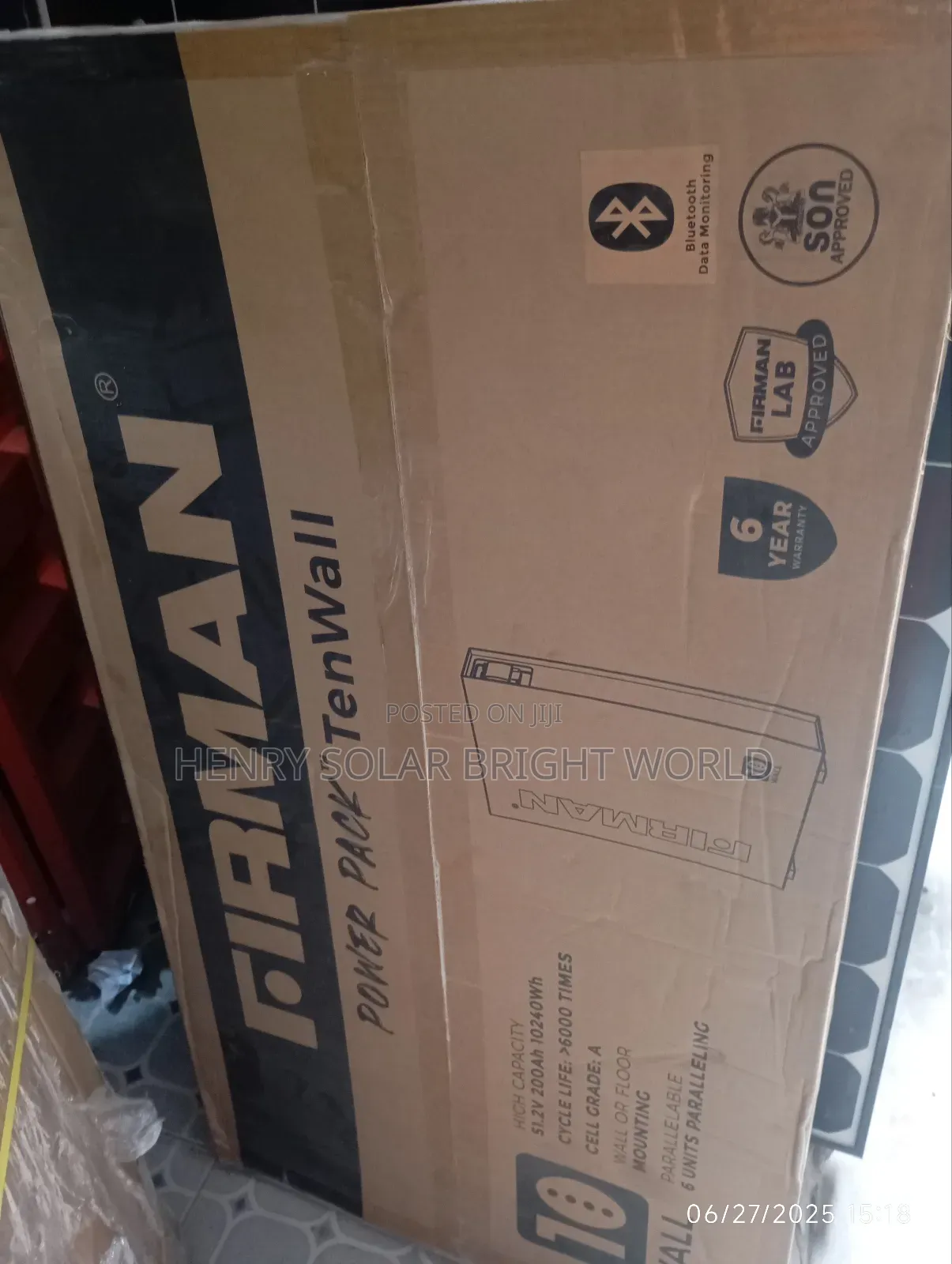 Firman 10kwh Lithium 51.2v