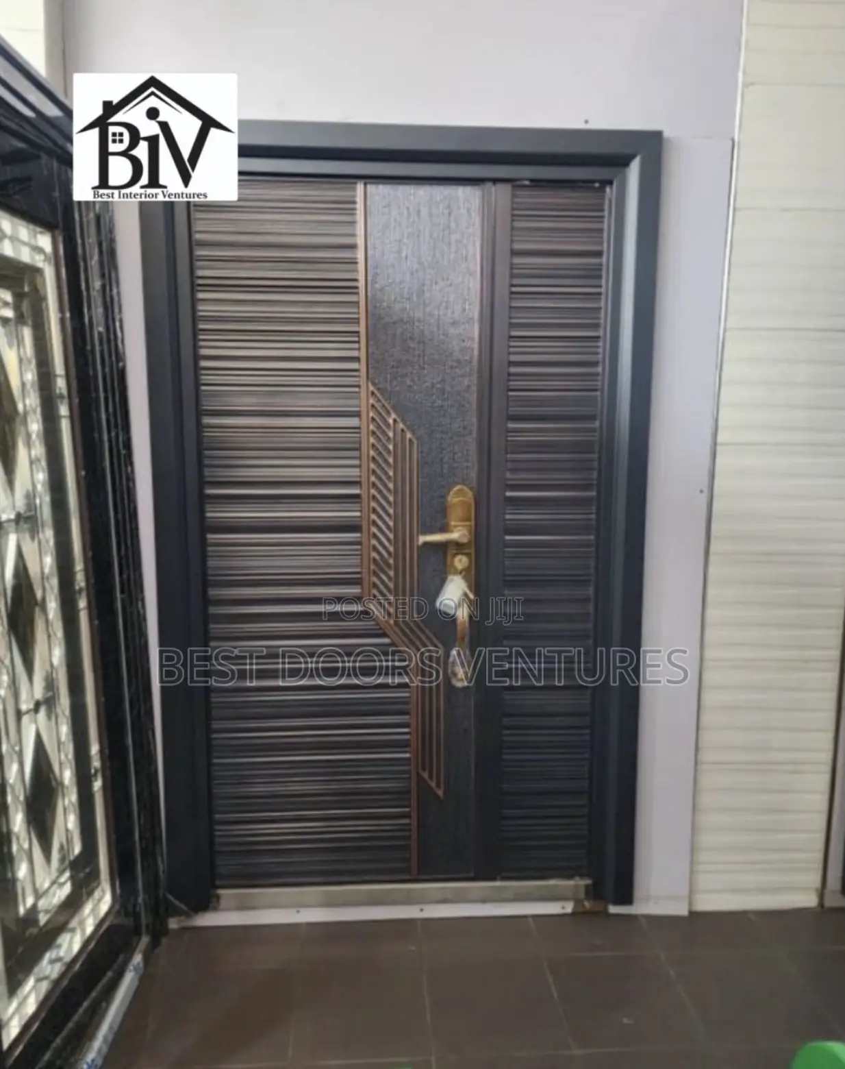 4ft by 7ft Copper Security Door Secure 030