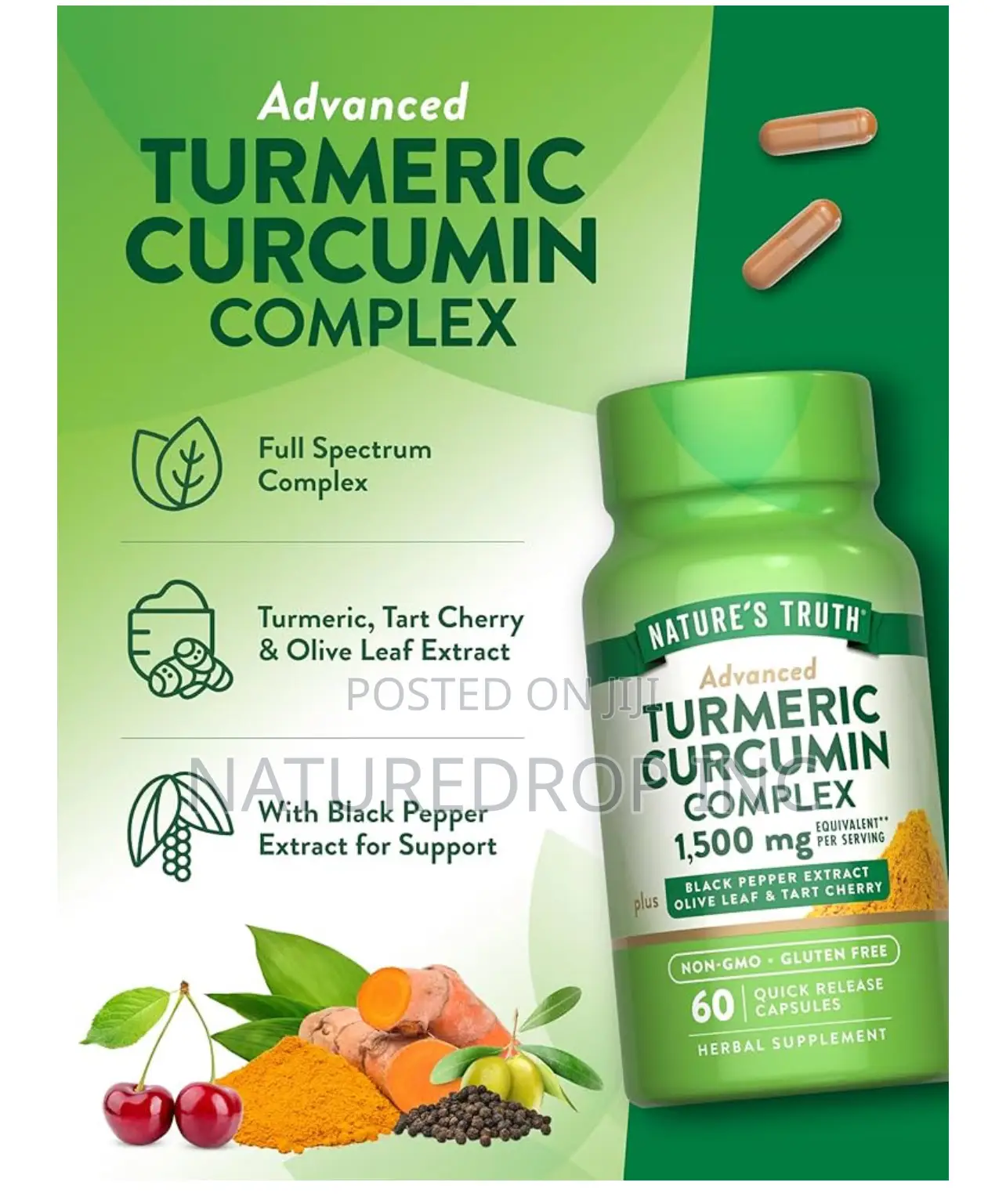 Advanced Turmeric Curcumin Complex 1500mg