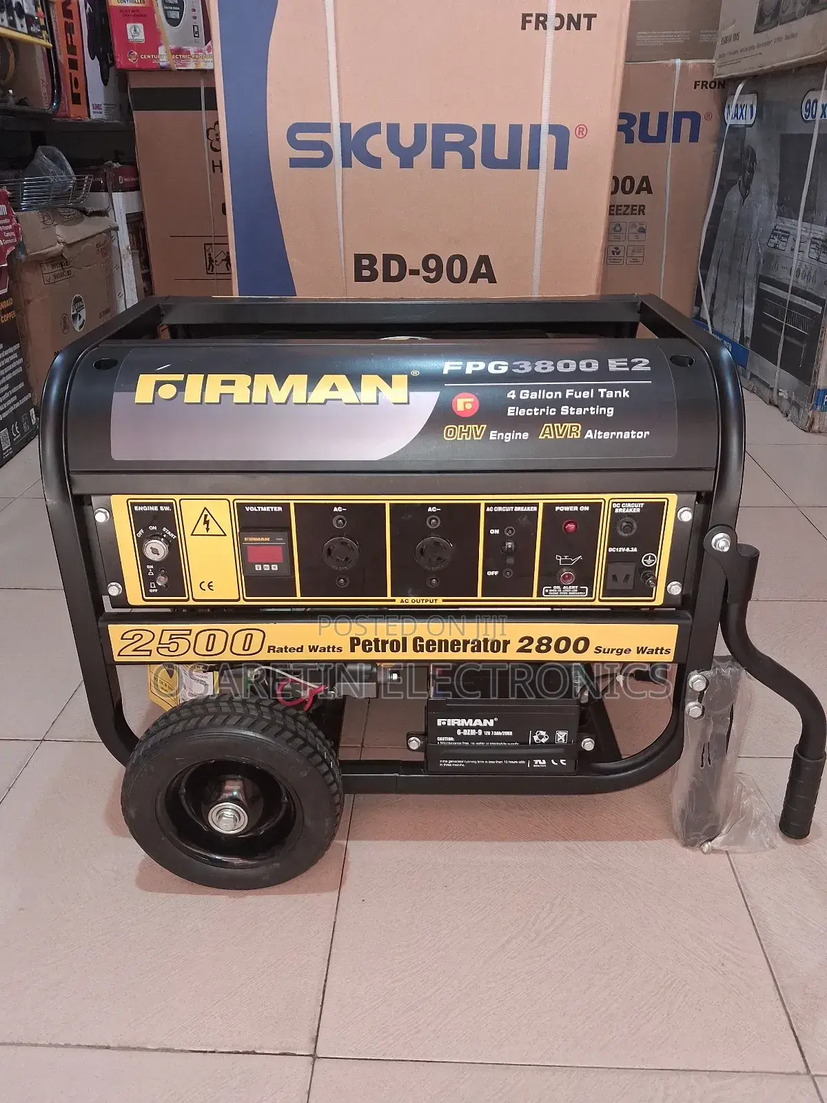 Firman Generator. Model Fpg3800e2