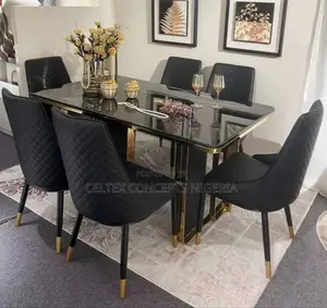 Durable 6 Seater Marble Dining