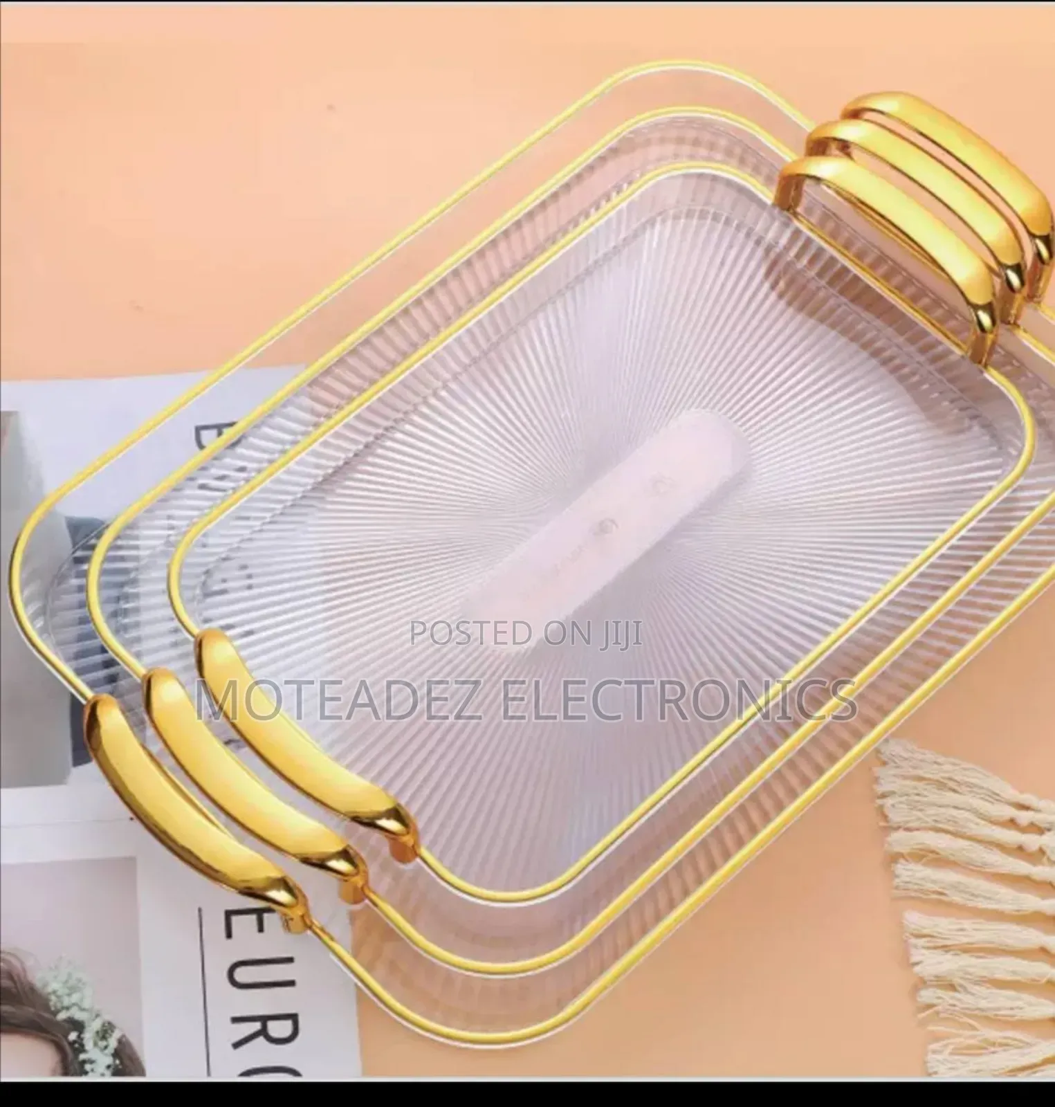 3in1 High Quality Acrylic Classic Tray Sets