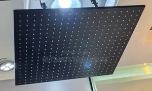60x60cm Black Rain 🌧 Fall Led Shower Rose