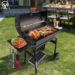 Photo - Big Type Outdoor Charcoal Barbecue Griller ( Black Colored)