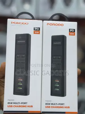 Porodo Fwc031 85w Multi-Port Usb Charging Hub