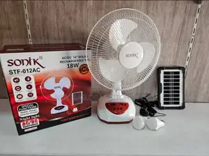 Sonik Solar Rechargeable Table Fan