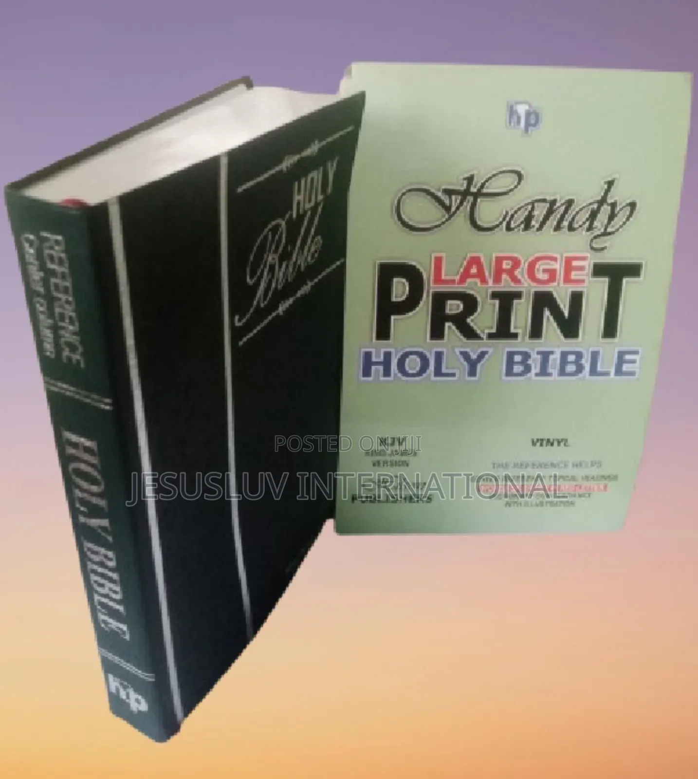KJV Large Print Center-Column Reference Bible-Thumb Index