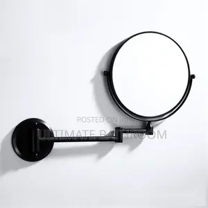 8" Black Cosmetics/Makeup Mirror