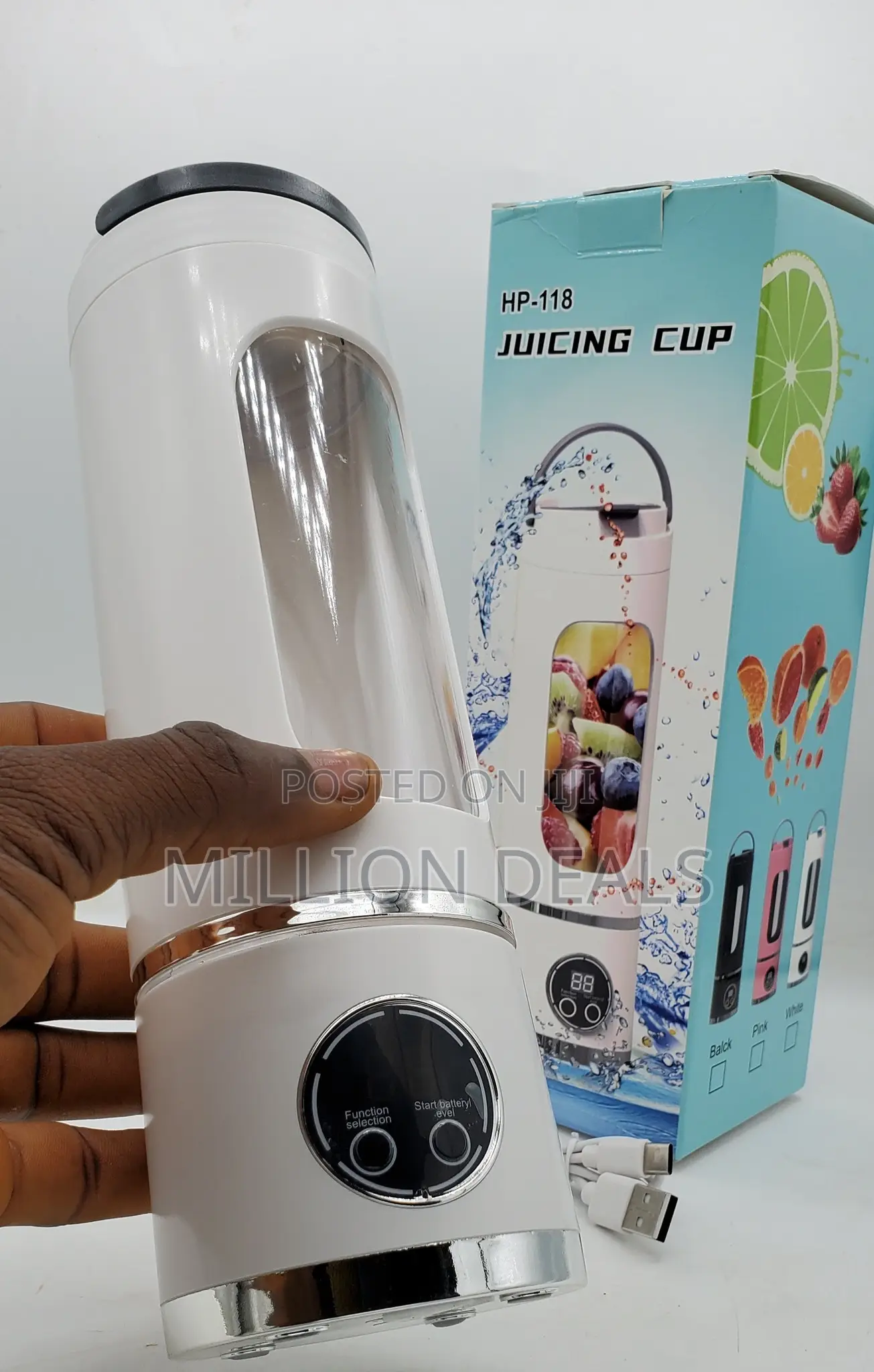 Portable Usb-Rechargeable Blender Juicer