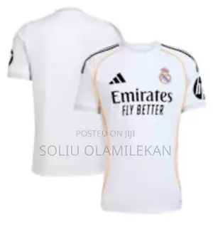 Photo - Adidas Real Madrid 2025/2026 Latest Football Home Jersey