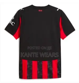 Puma Ac Milan 2025/2026 Latest Football Home Jersey