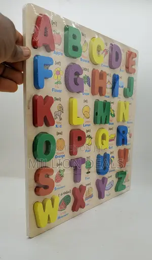 Photo - Alphabet Learning Board (Wooden) | Letter Matching Puzzle