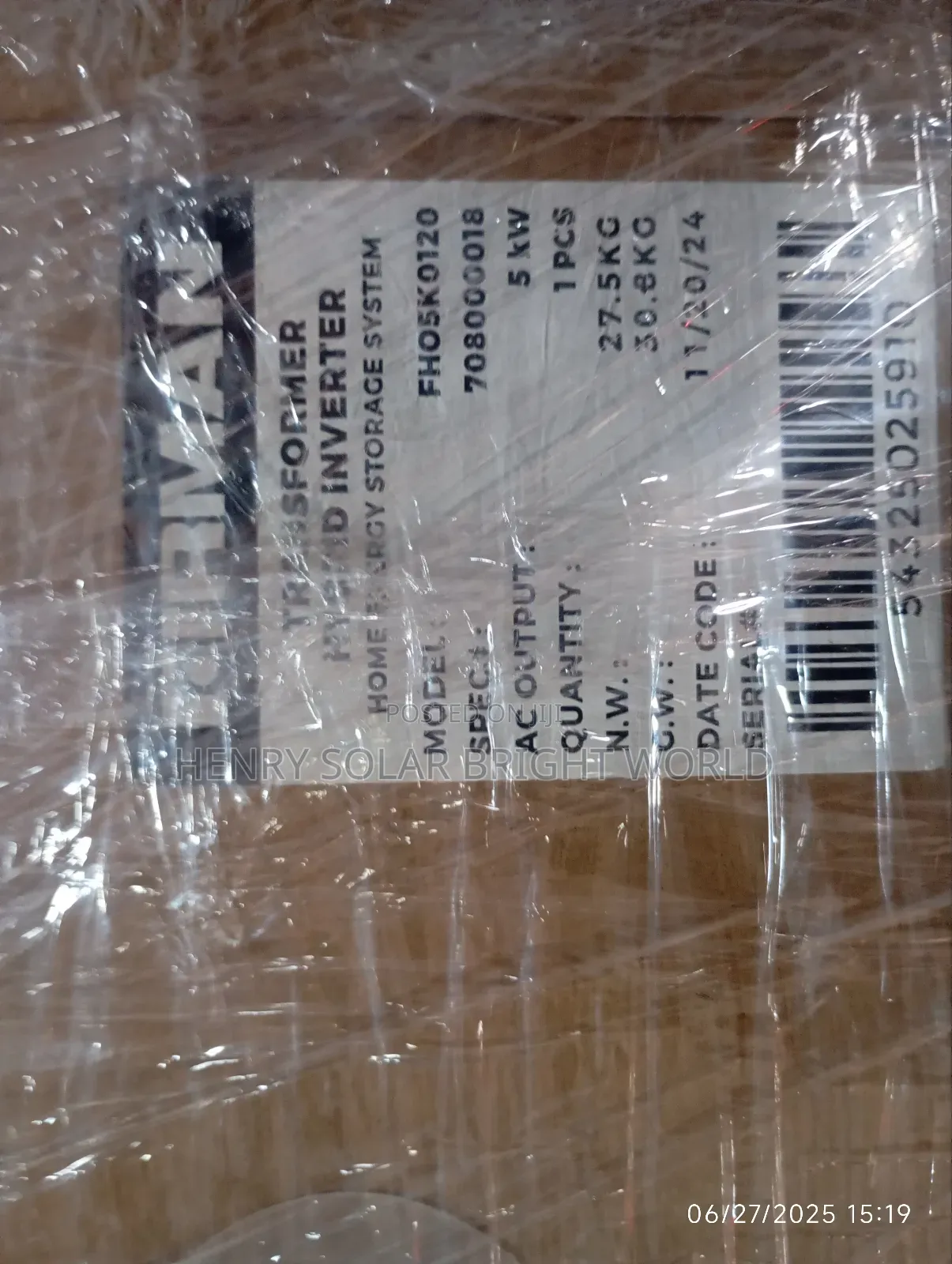 Firman 5kw 48v Transform Based Hibrid Inverter