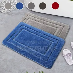 Soft Fluffy Solid Water Absorption Bathroom/Toilet Mat