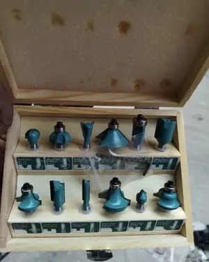 Total 12pcs Router Bits Set 6mm- Tacsr0121