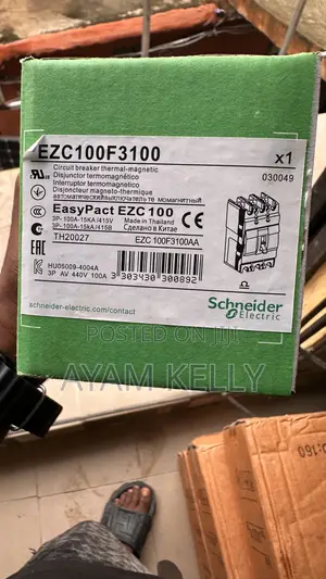 Schneider 3pole 100amps McCb Breaker