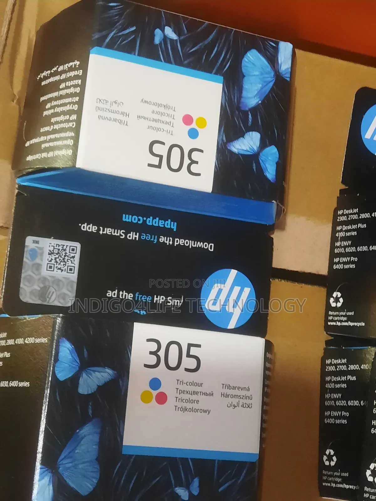 Original Hp 305 Black Colour Ink